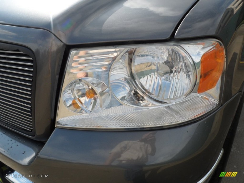 2005 F150 XLT SuperCrew - Dark Shadow Grey Metallic / Medium Flint/Dark Flint Grey photo #9