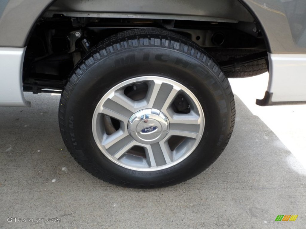 2005 F150 XLT SuperCrew - Dark Shadow Grey Metallic / Medium Flint/Dark Flint Grey photo #11