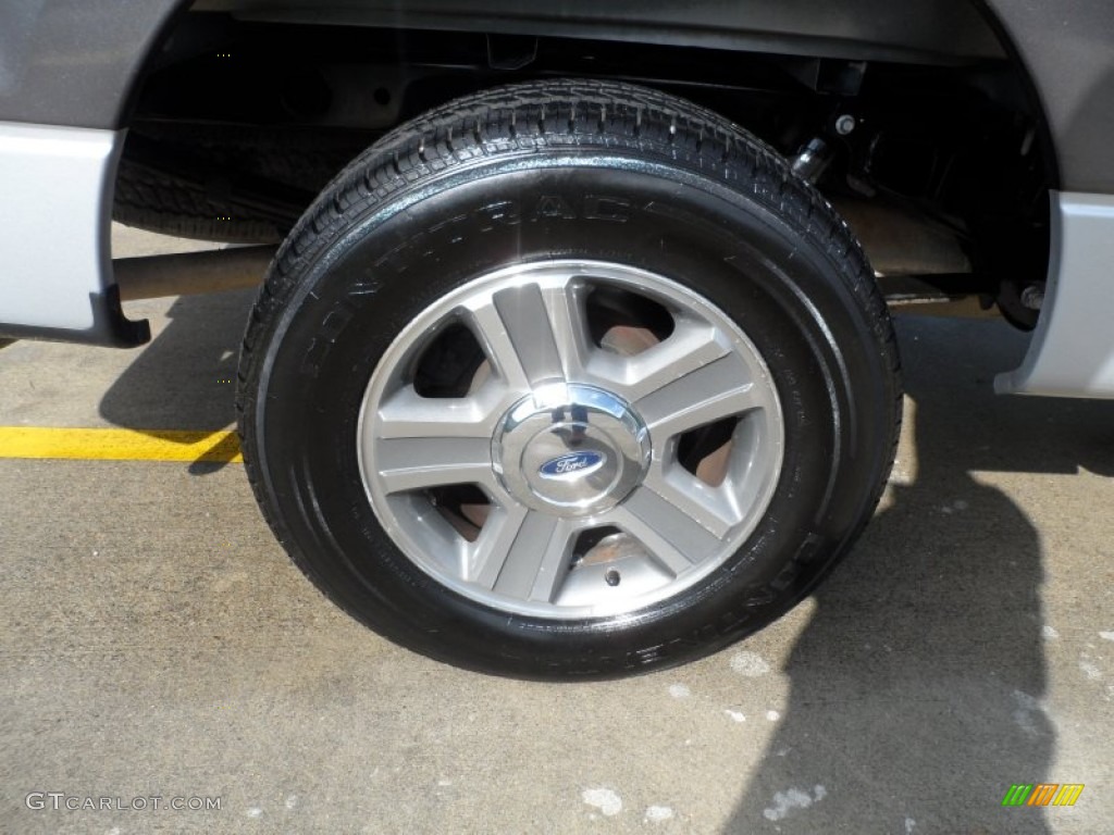 2005 F150 XLT SuperCrew - Dark Shadow Grey Metallic / Medium Flint/Dark Flint Grey photo #12
