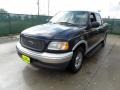 2003 True Blue Metallic Ford F150 Lariat SuperCrew  photo #7