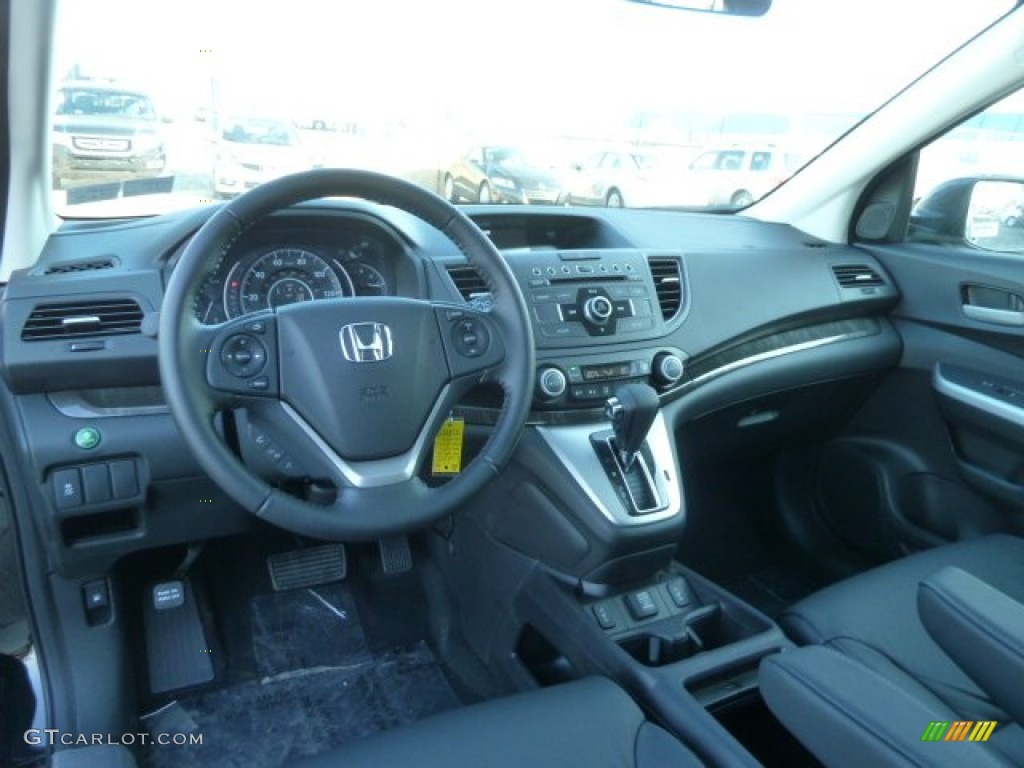 2012 Honda CR-V EX-L 4WD Black Dashboard Photo #60621617