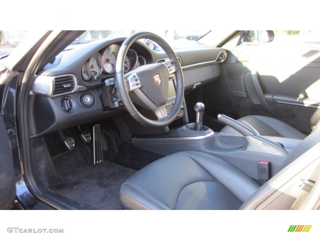 2009 911 Carrera 4S Cabriolet - Atlas Grey Metallic / Black photo #21