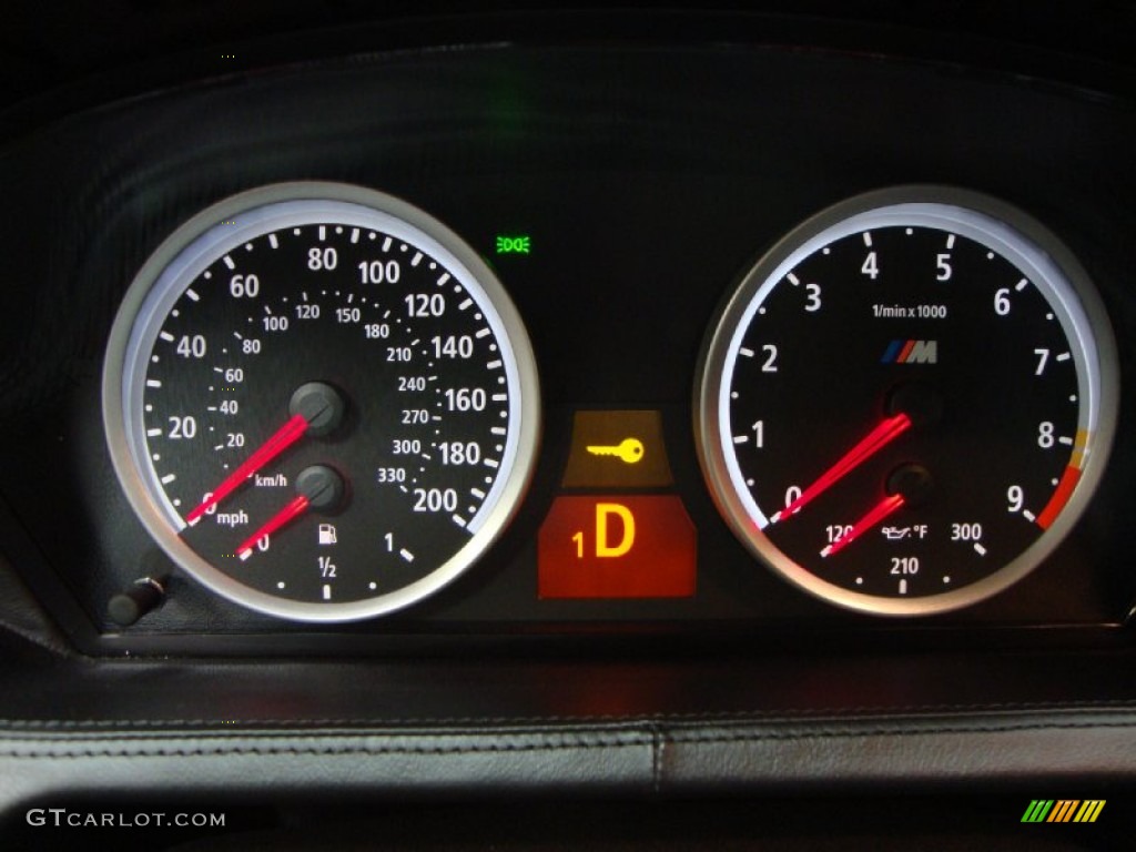2008 BMW M6 Coupe Gauges Photo #60622706
