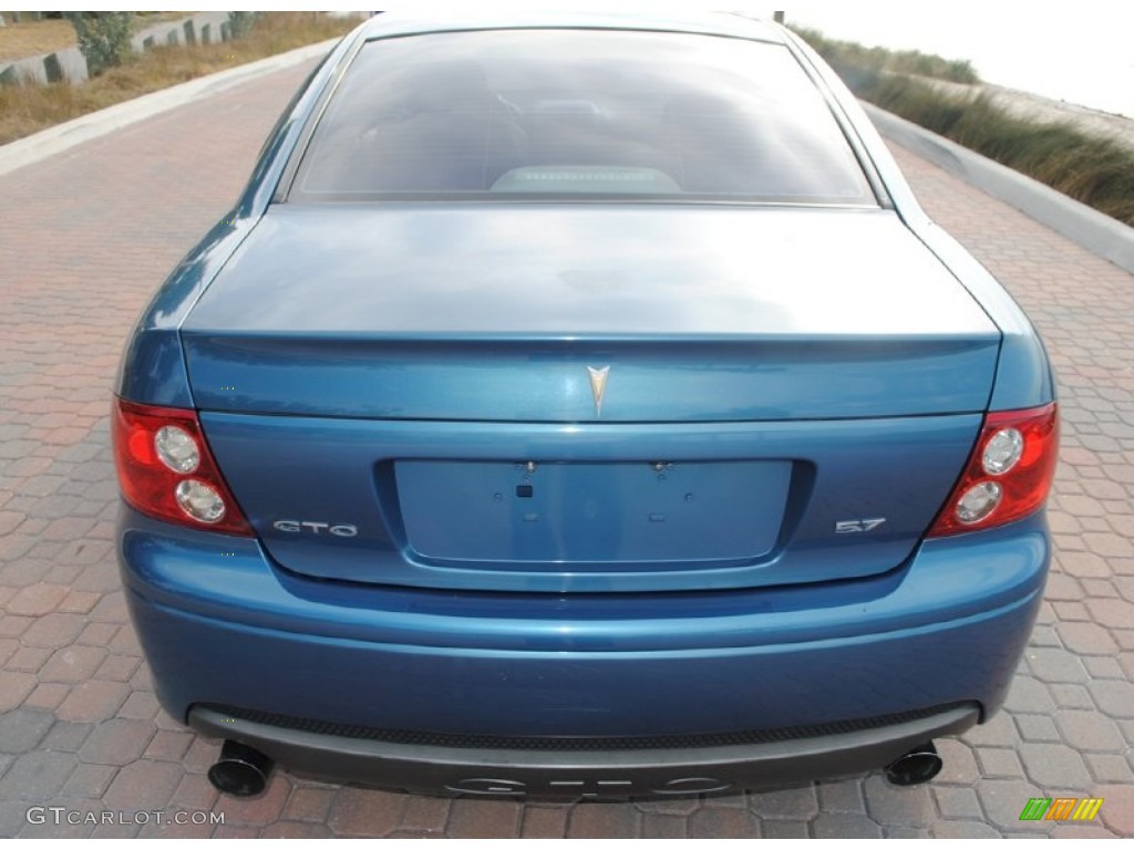 2004 GTO Coupe - Barbados Blue Metallic / Black photo #6