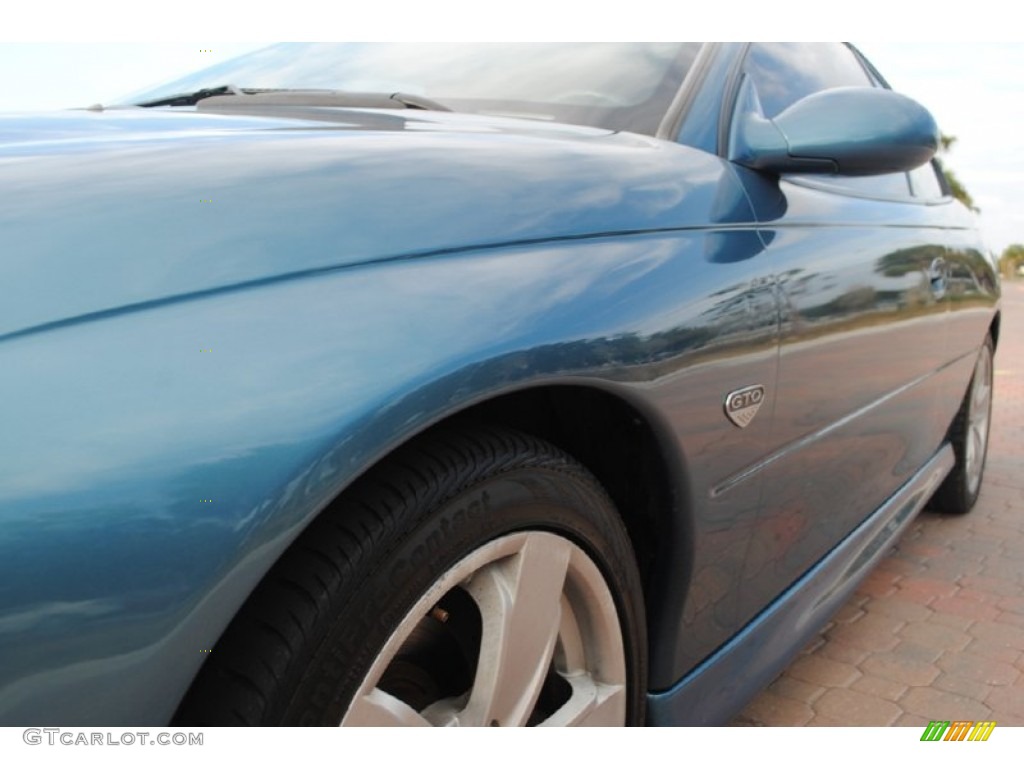 2004 GTO Coupe - Barbados Blue Metallic / Black photo #13