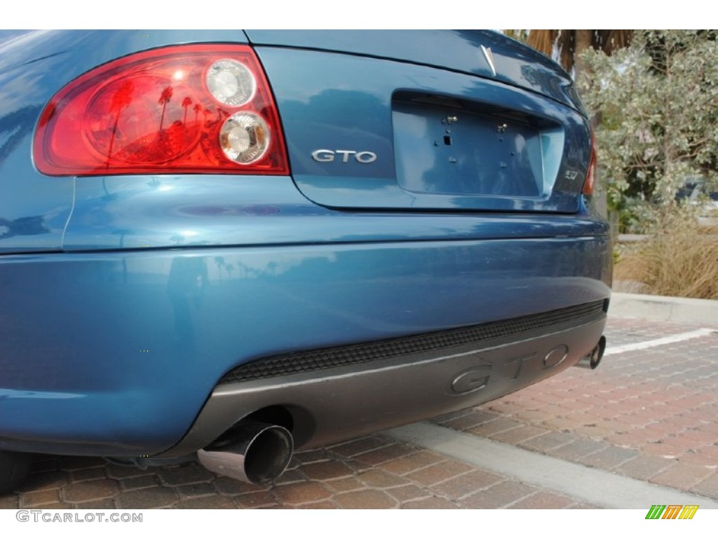 2004 GTO Coupe - Barbados Blue Metallic / Black photo #19
