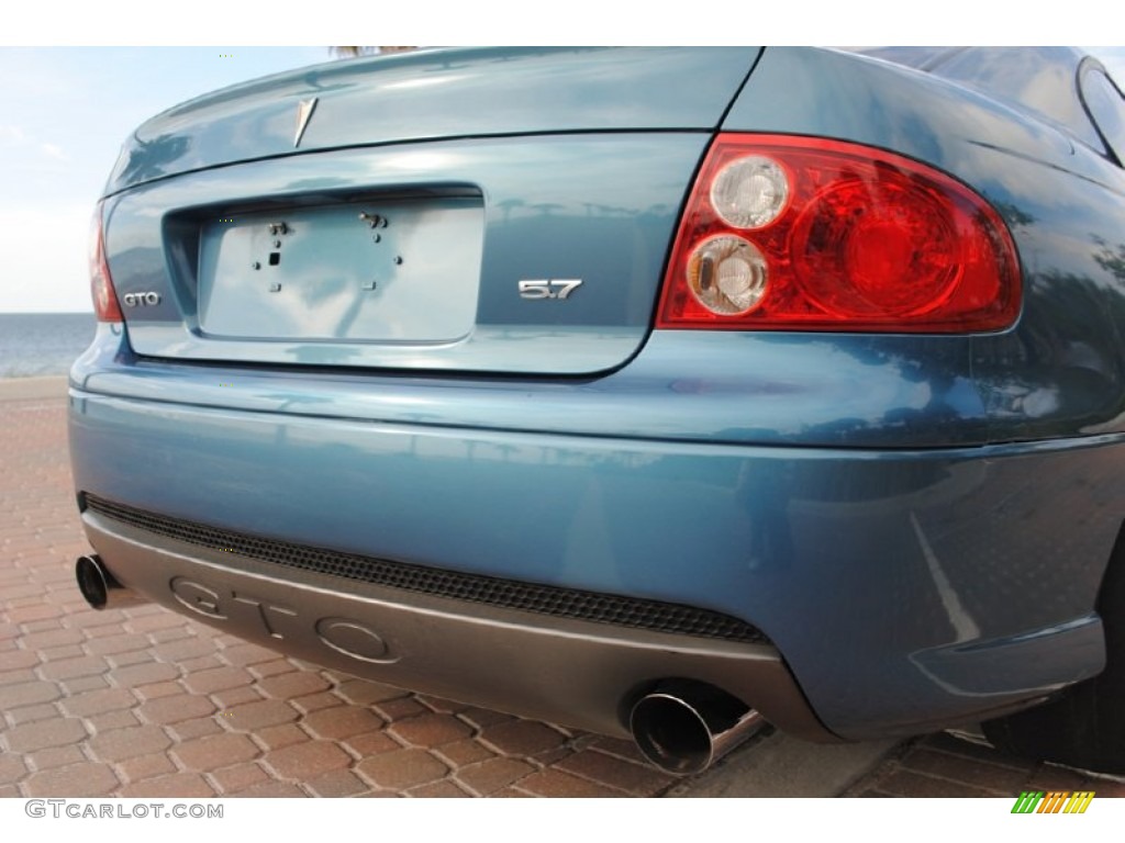 2004 GTO Coupe - Barbados Blue Metallic / Black photo #20