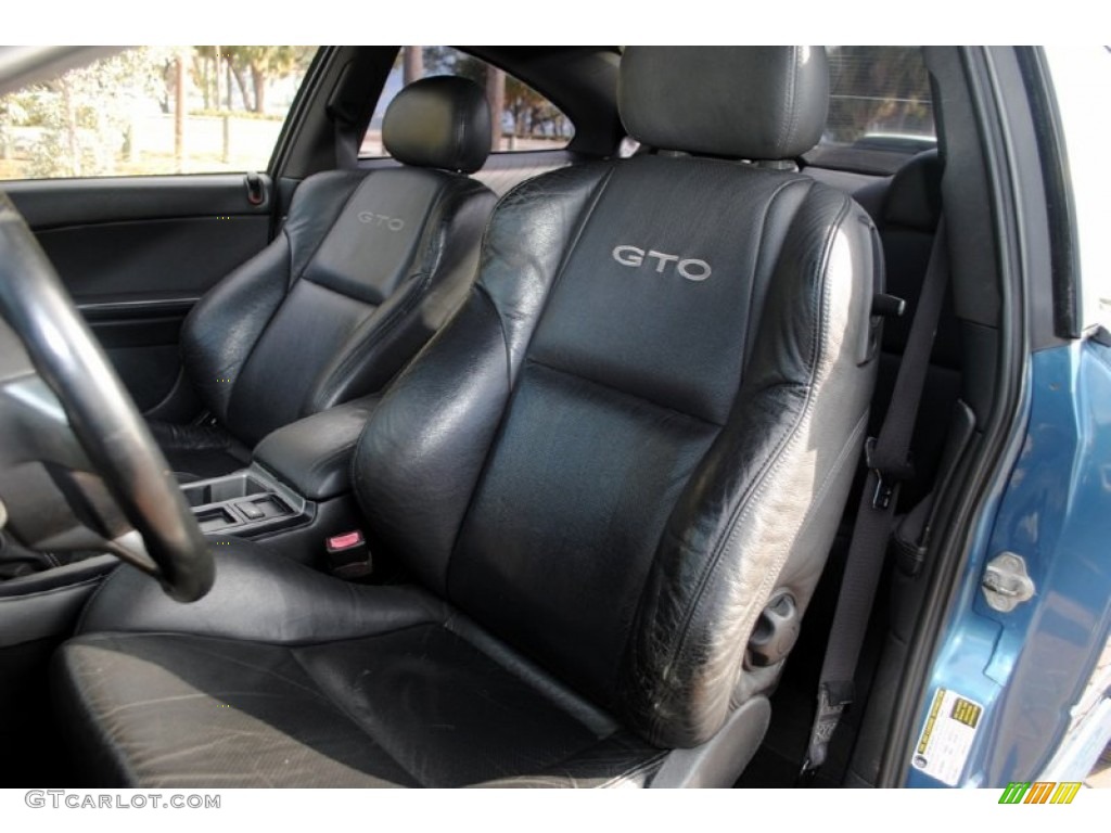 2004 GTO Coupe - Barbados Blue Metallic / Black photo #39