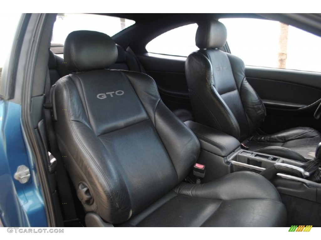 2004 GTO Coupe - Barbados Blue Metallic / Black photo #40