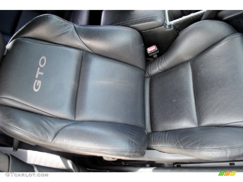 2004 GTO Coupe - Barbados Blue Metallic / Black photo #44