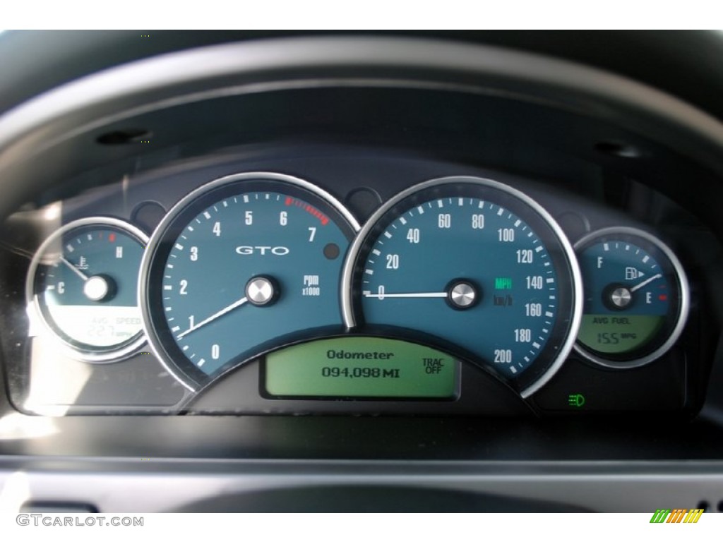 2004 Pontiac GTO Coupe Gauges Photo #60623795