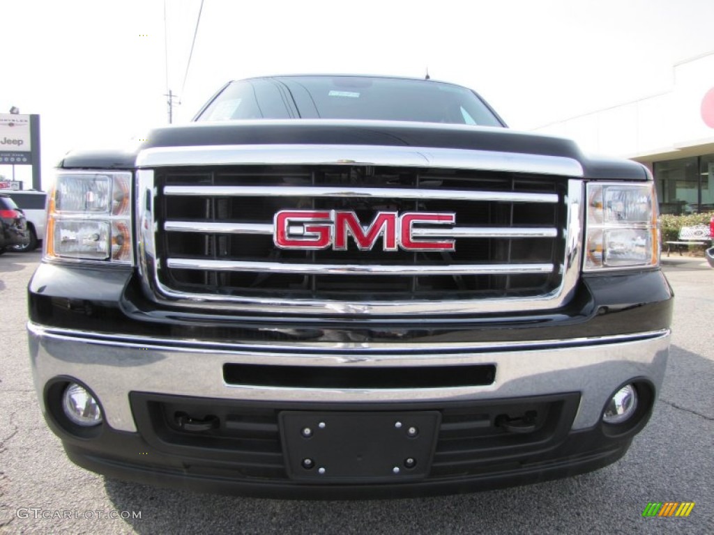 2012 Sierra 1500 SLE Crew Cab - Onyx Black / Ebony photo #2