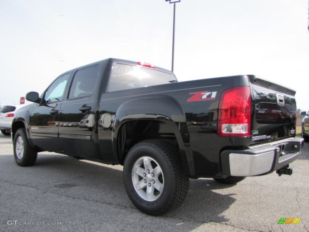 2012 Sierra 1500 SLE Crew Cab - Onyx Black / Ebony photo #5