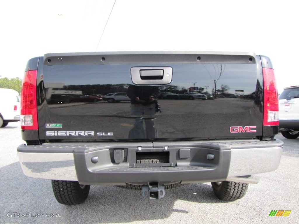 2012 Sierra 1500 SLE Crew Cab - Onyx Black / Ebony photo #6
