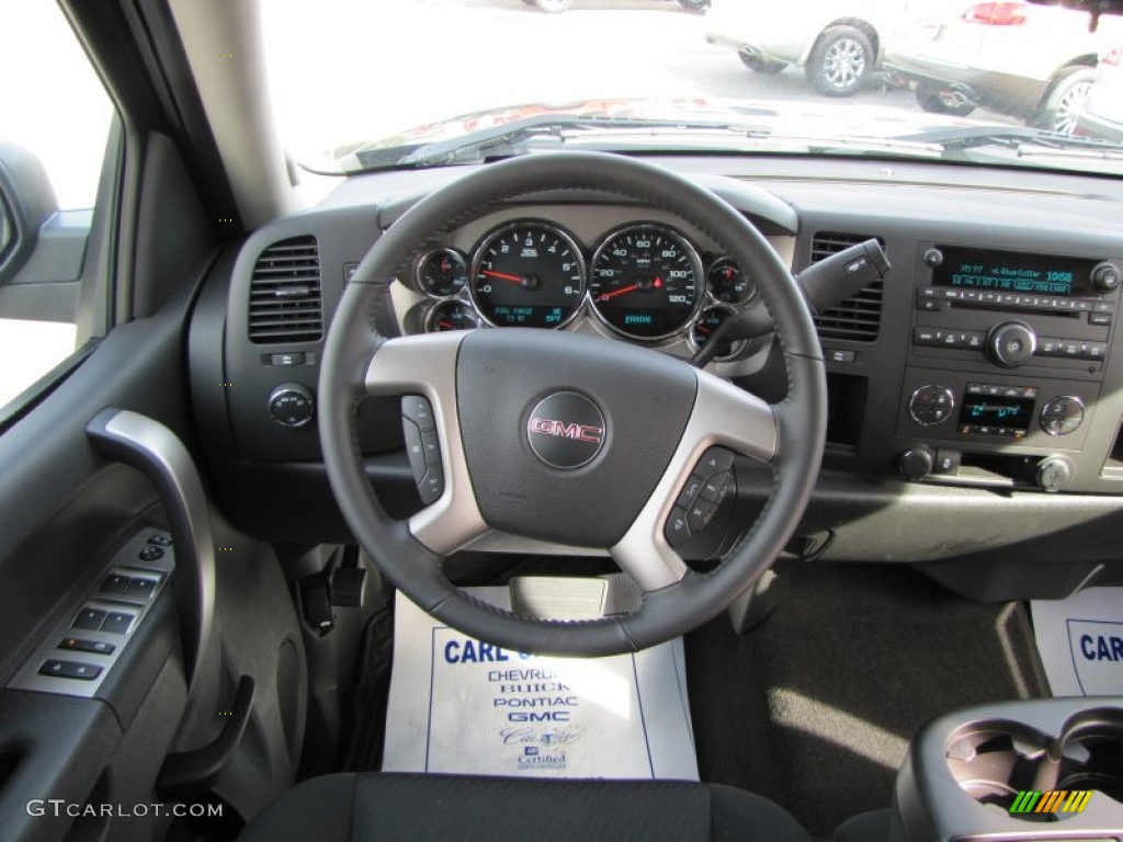 2012 Sierra 1500 SLE Crew Cab - Onyx Black / Ebony photo #16
