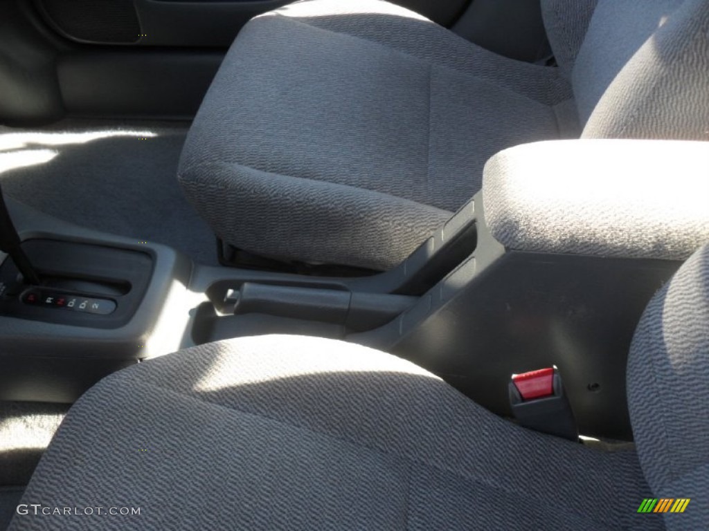 1998 Civic LX Sedan - Flamenco Black Pearl / Gray photo #8