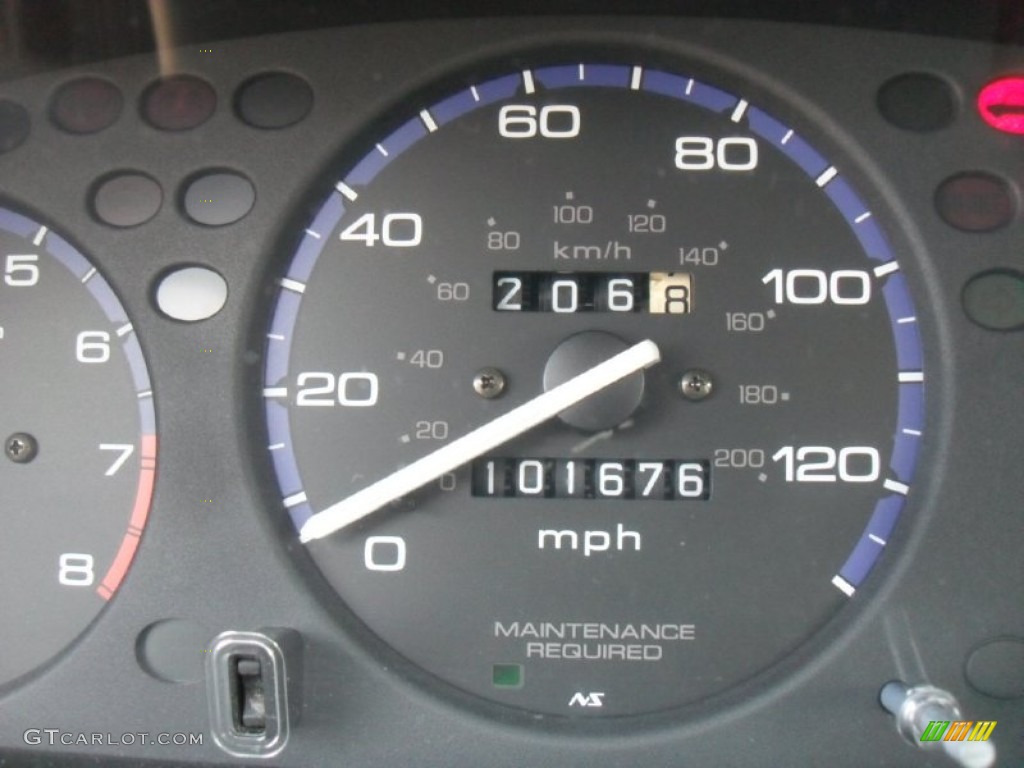 1998 Civic LX Sedan - Flamenco Black Pearl / Gray photo #13