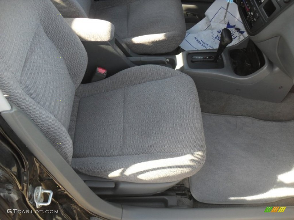 1998 Civic LX Sedan - Flamenco Black Pearl / Gray photo #19