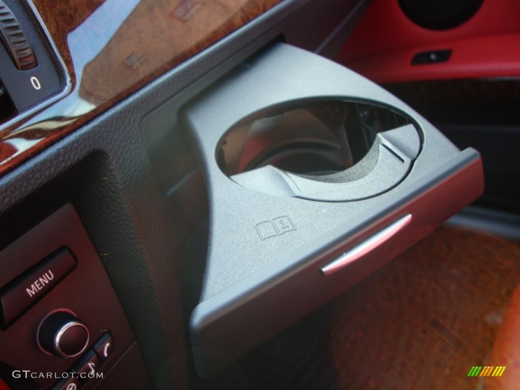 2009 3 Series 328xi Coupe - Space Grey Metallic / Coral Red/Black Dakota Leather photo #27
