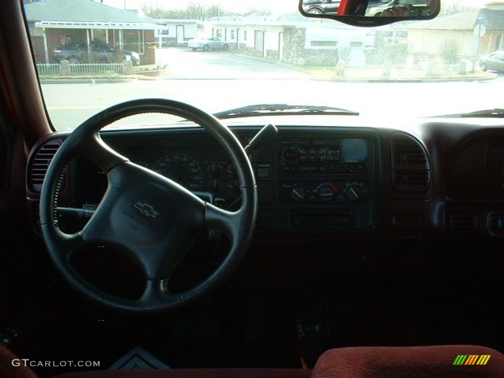 1998 C/K 3500 K3500 Silverado Crew Cab 4x4 Dually - Victory Red / Red photo #11