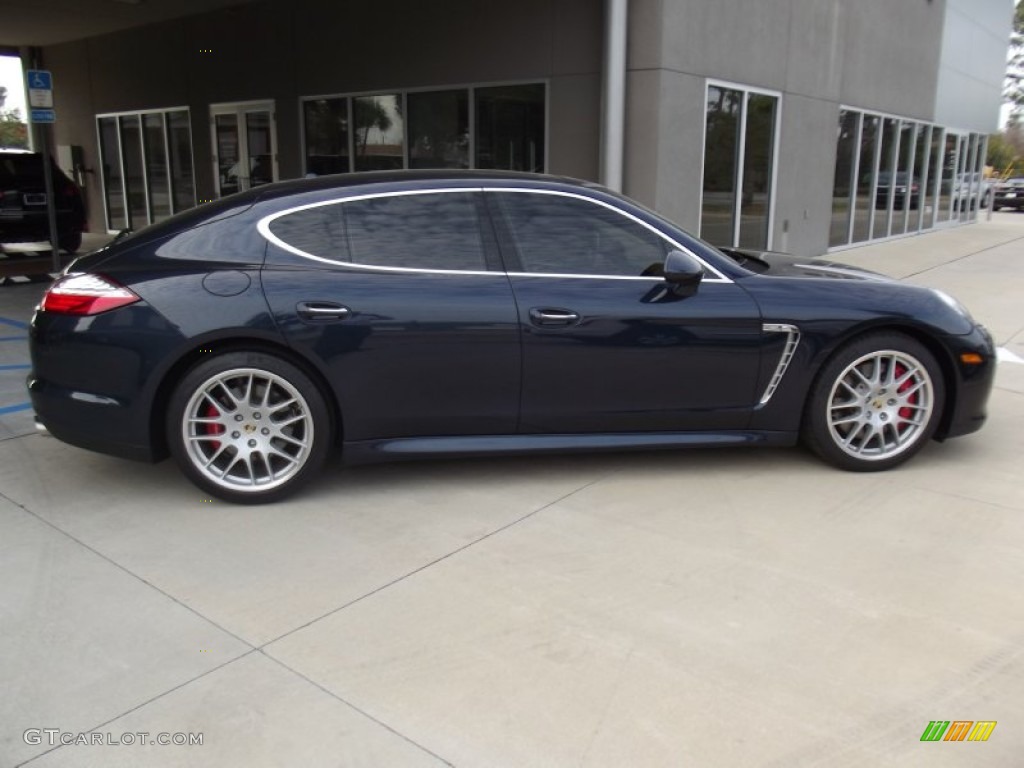 Dark Blue Metallic 2010 Porsche Panamera Turbo Exterior Photo #60626829