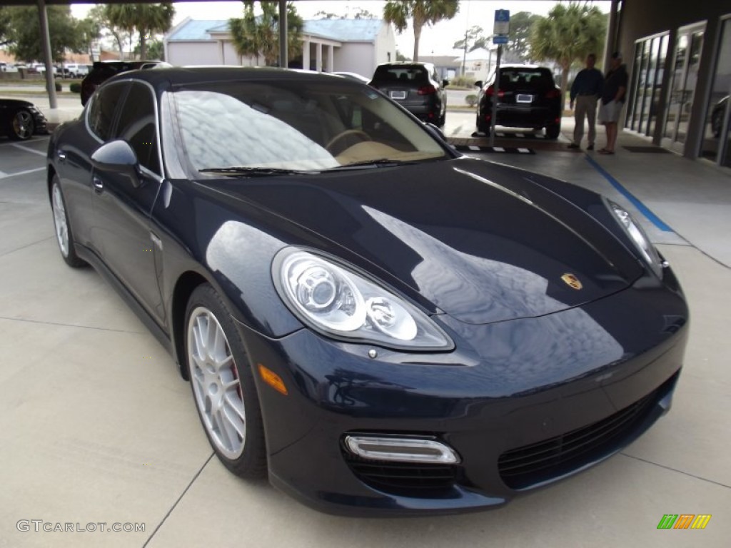 Dark Blue Metallic 2010 Porsche Panamera Turbo Exterior Photo #60626848