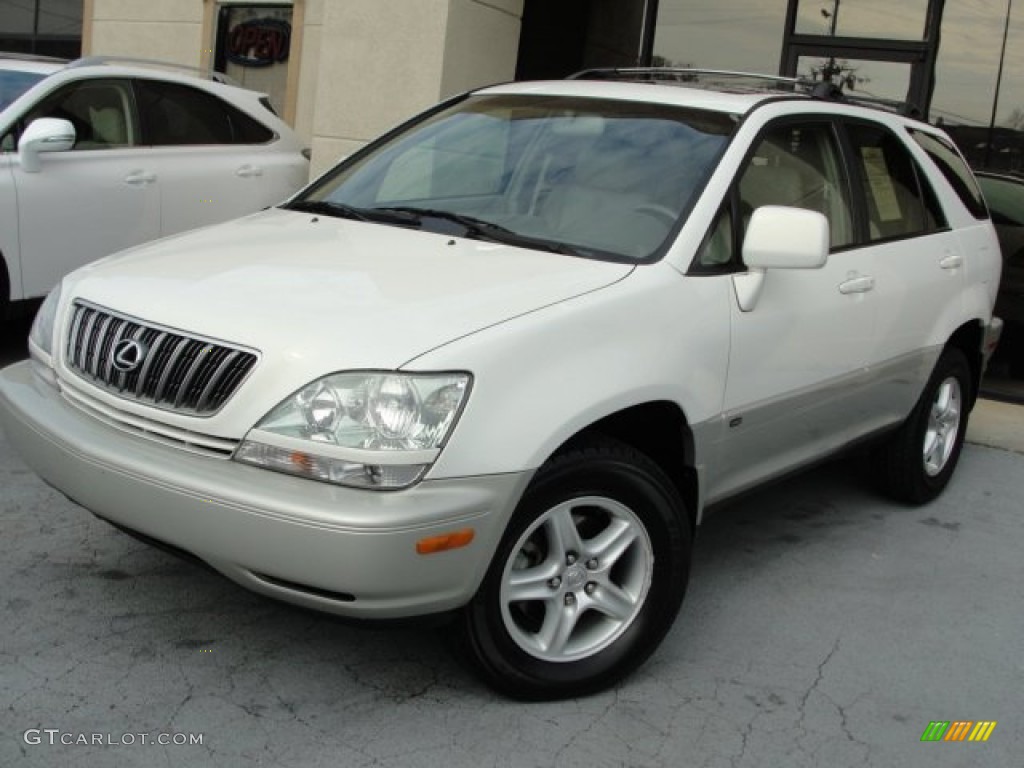 2001 RX 300 - White Gold Crystal / Ivory photo #2