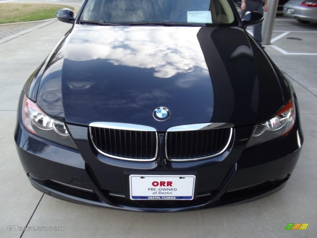 2008 3 Series 328i Sedan - Monaco Blue Metallic / Beige photo #2