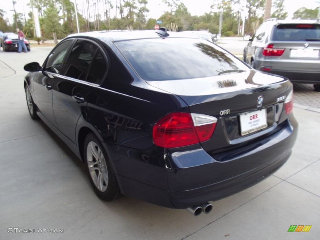 2008 3 Series 328i Sedan - Monaco Blue Metallic / Beige photo #5