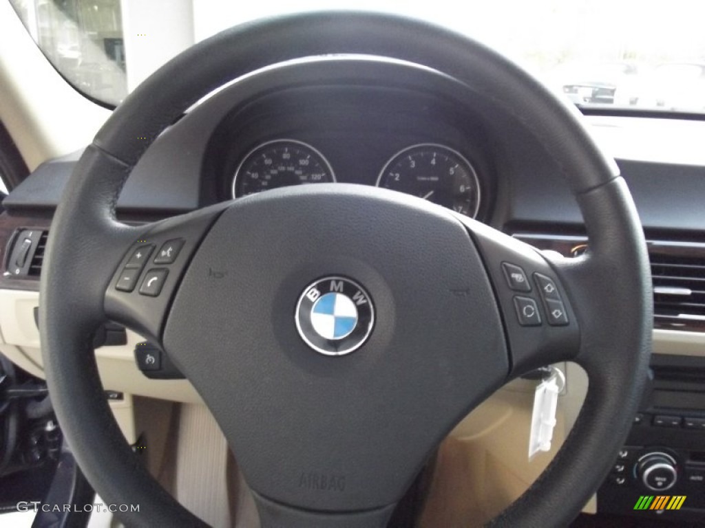 2008 3 Series 328i Sedan - Monaco Blue Metallic / Beige photo #11