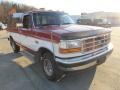 1995 Electric Currant Red Pearl Ford F150 XLT Regular Cab 4x4  photo #4