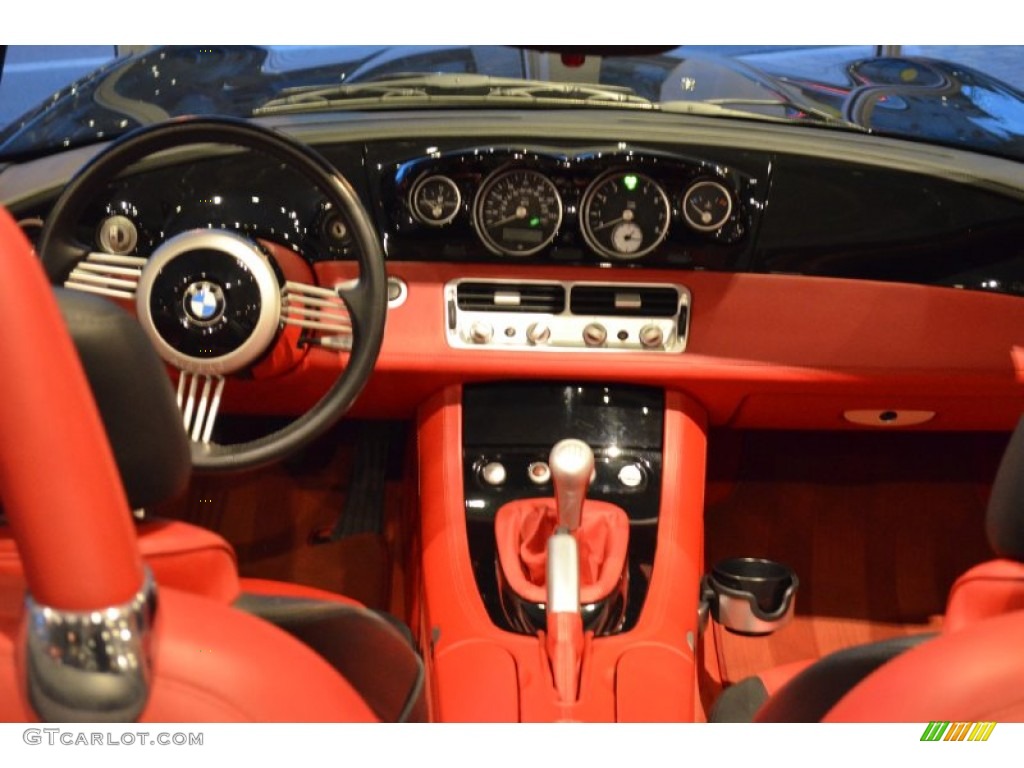 2001 BMW Z8 Roadster Red/Black Dashboard Photo #60627829