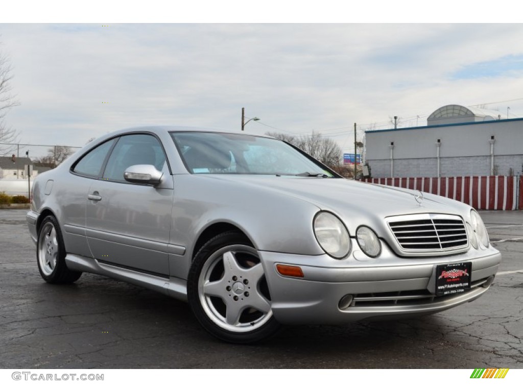 2000 CLK 430 Coupe - Brilliant Silver Metallic / Charcoal photo #1