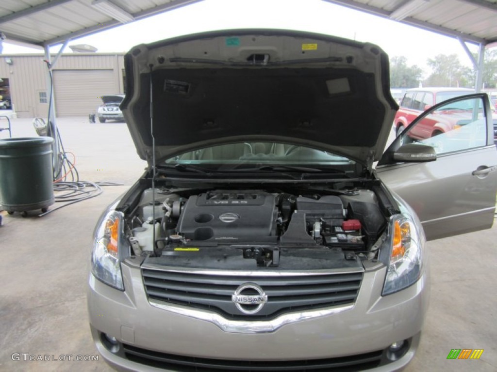 2008 Altima 3.5 SL - Pebble Beach Metallic / Blond photo #31