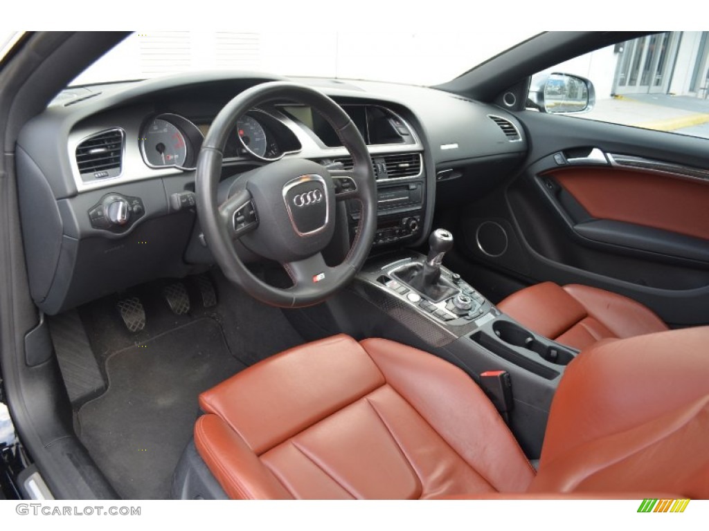 Tuscan Brown Silk Nappa Leather Interior 2010 Audi S5 4.2 FSI quattro Coupe Photo #60628819
