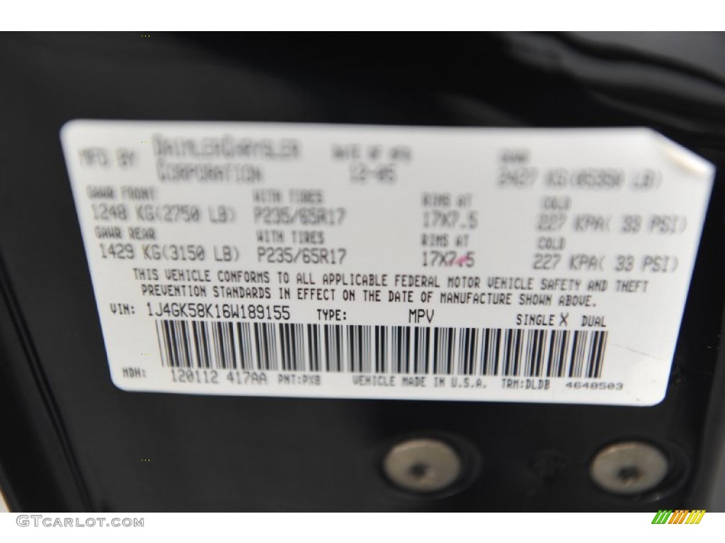 2006 Jeep Liberty Limited PX8 Photo #60630001