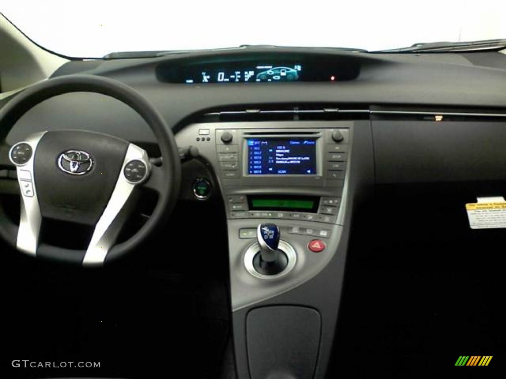 2012 Toyota Prius 3rd Gen Two Hybrid Dark Gray Dashboard Photo #60630022
