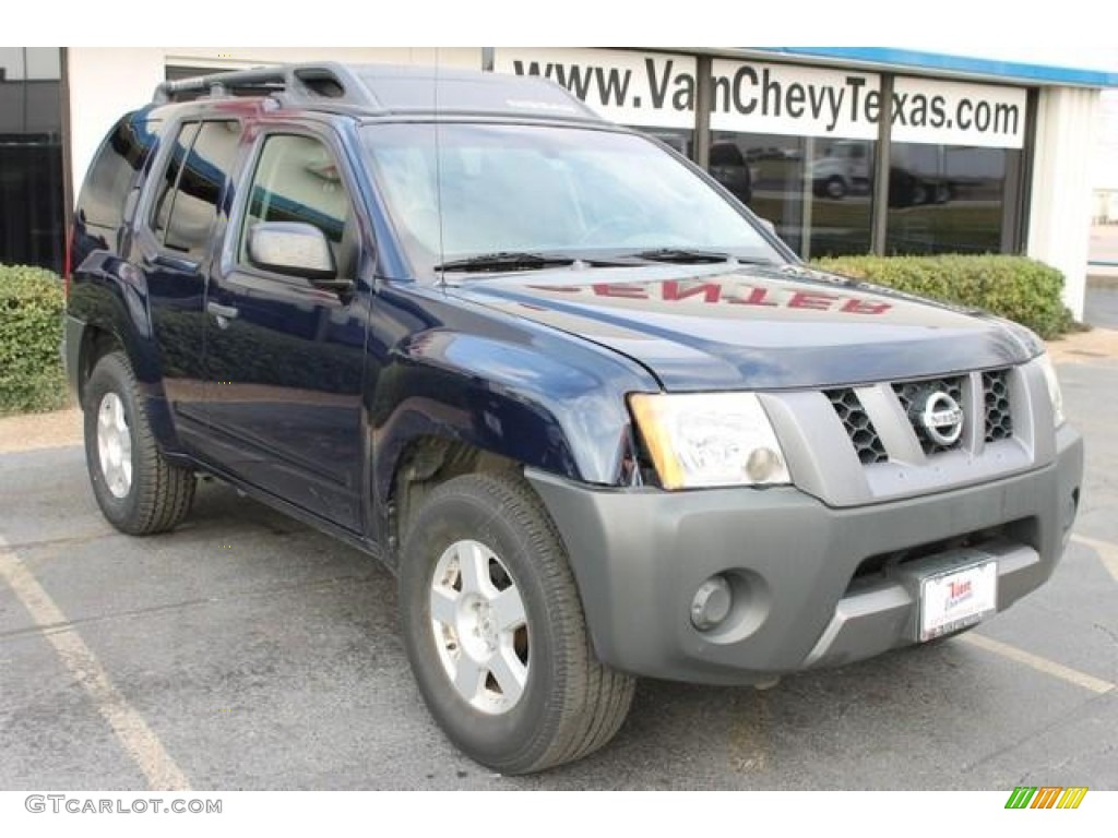 2007 Xterra X - Midnight Blue Metallic / Desert/Graphite photo #4