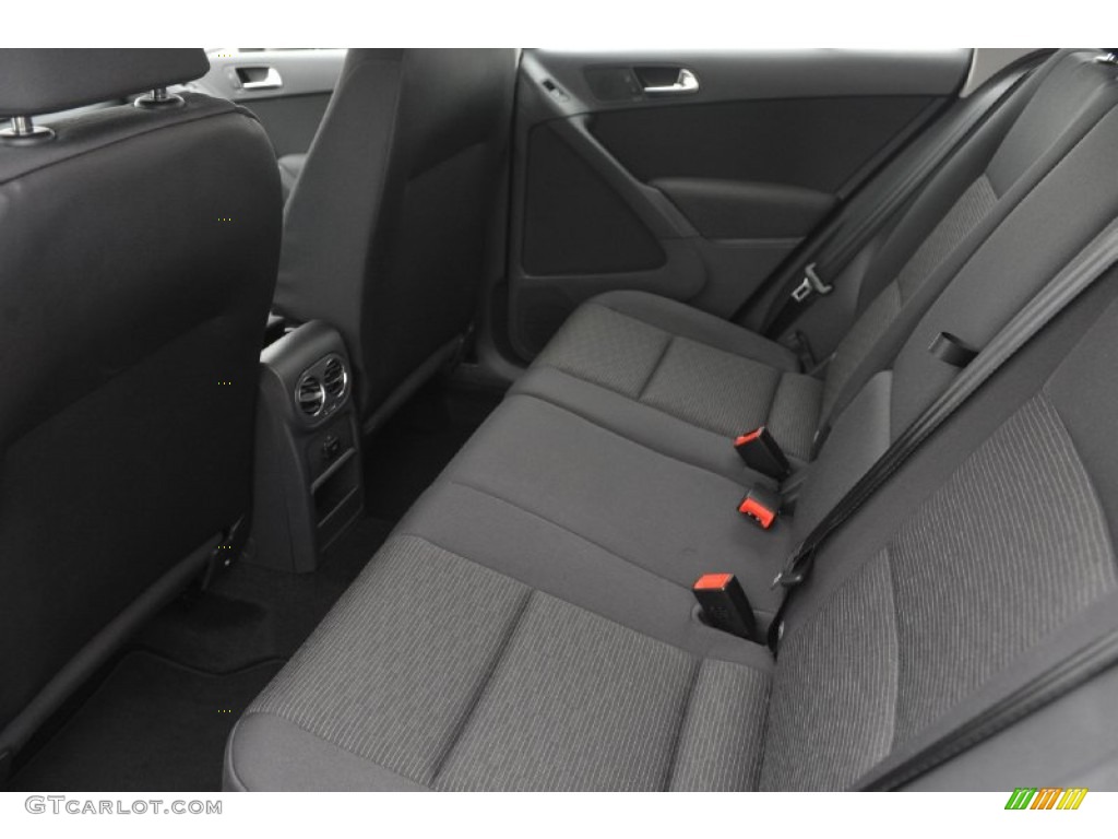 2012 Tiguan S - Deep Black Metallic / Black photo #19