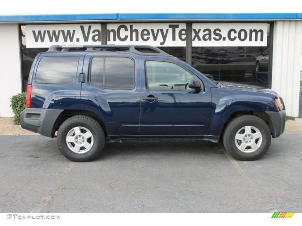 2007 Xterra X - Midnight Blue Metallic / Desert/Graphite photo #5