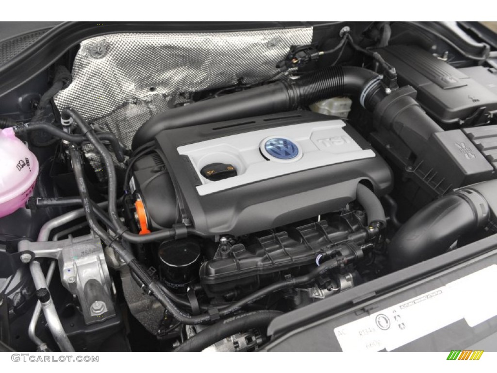 2012 Tiguan S - Deep Black Metallic / Black photo #26