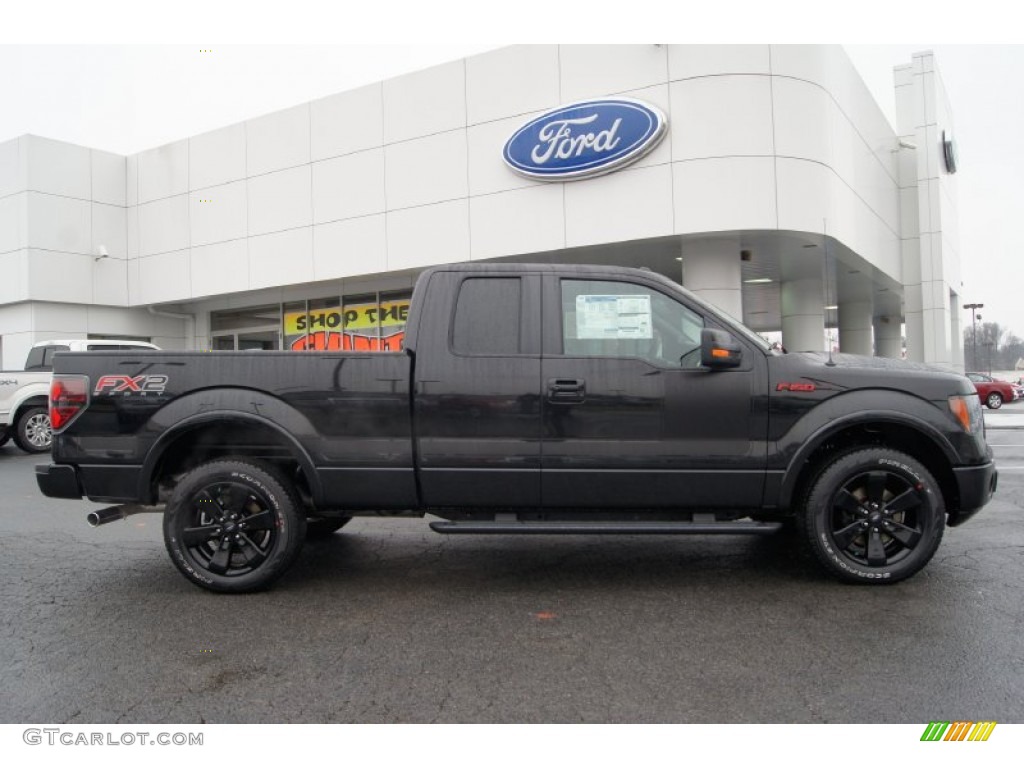 Tuxedo Black Metallic 2012 Ford F150 FX2 SuperCab Exterior Photo #60630949