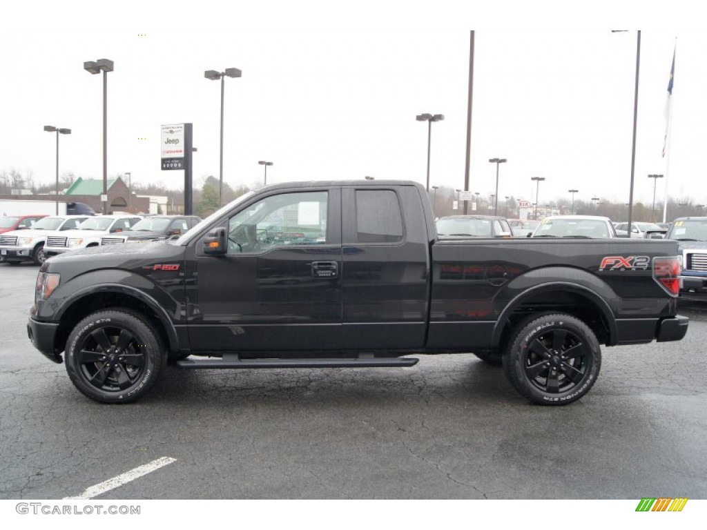Tuxedo Black Metallic 2012 Ford F150 FX2 SuperCab Exterior Photo #60630979