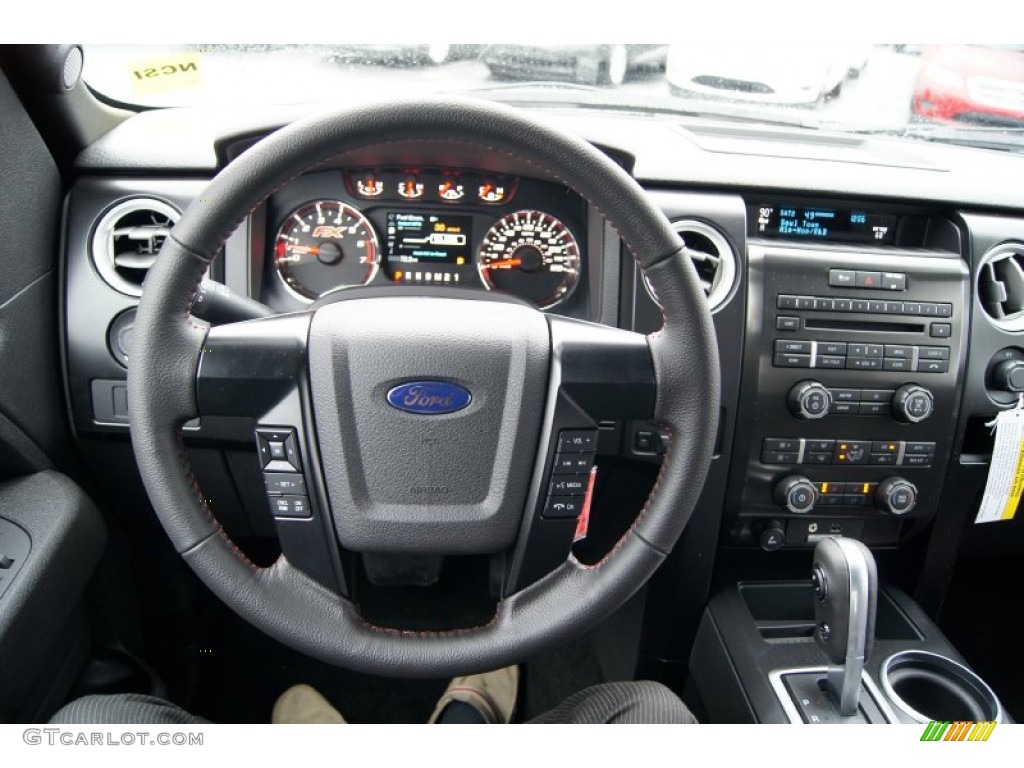 2012 Ford F150 FX2 SuperCab Black Dashboard Photo #60631153