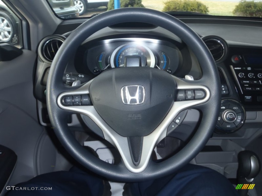 2011 Honda Insight Hybrid EX Gray Steering Wheel Photo #60632038