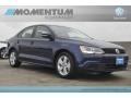 2012 Tempest Blue Metallic Volkswagen Jetta TDI Sedan  photo #1