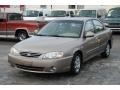 2003 Stone Beige Kia Spectra LS Sedan  photo #24