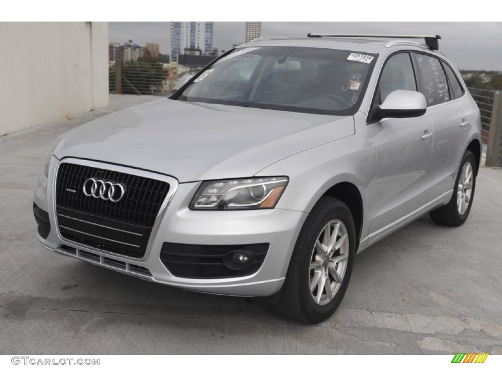 2009 Q5 3.2 Premium quattro - Ice Silver Metallic / Light Gray photo #3