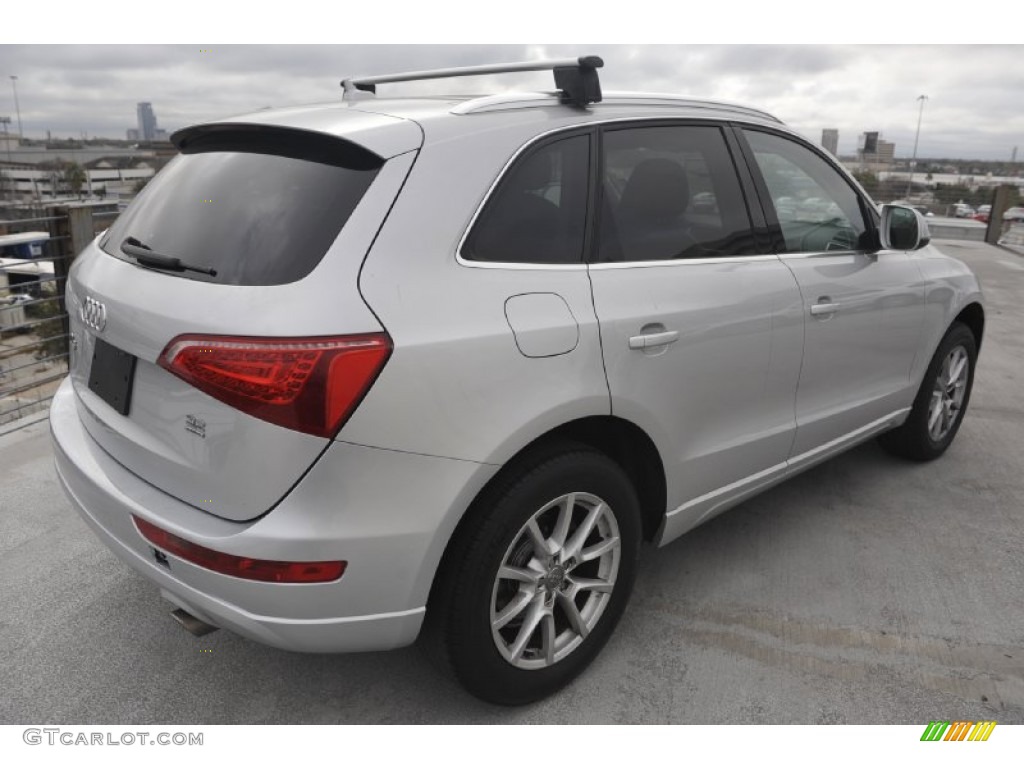 2009 Q5 3.2 Premium quattro - Ice Silver Metallic / Light Gray photo #6