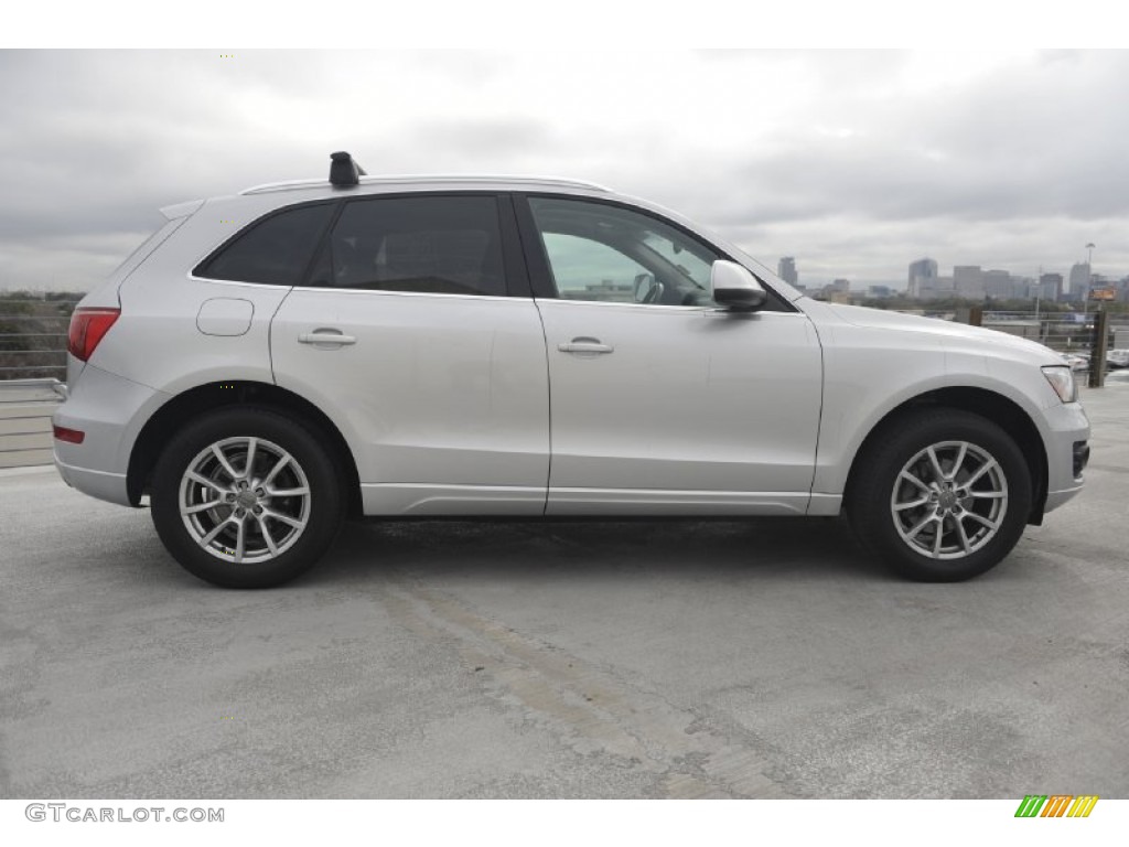 2009 Q5 3.2 Premium quattro - Ice Silver Metallic / Light Gray photo #7